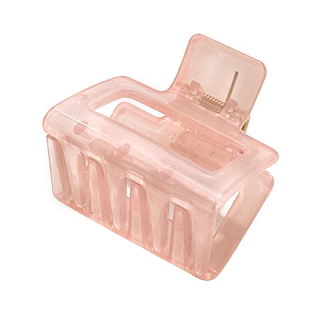 French Hair Claw Clip Small Solid Color Rectangle Hair Clamp Geometric Hair Claw