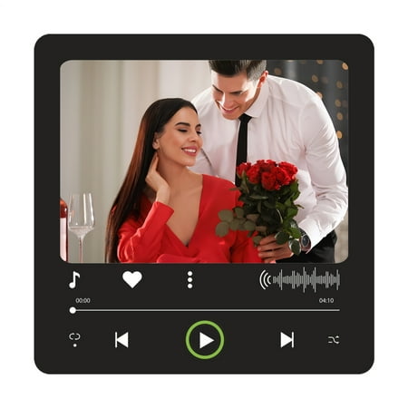 

Frifer Music Magnets Acrylic Photo Fridge Magnets with Music Decorative Handmade Magnetic Photo Plate Keepsake for Metal Door beautiful