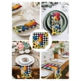thumbnail image 3 of Farmhouse Rooster Cloth Napkins Set of 6 Reusable Dinner Napkins, Black Plaid Botanical Sunflower Floral Cocktail Napkin Washable Table Napkins for Wedding/Holiday Party/Baby Shower 20"x20", 3 of 7