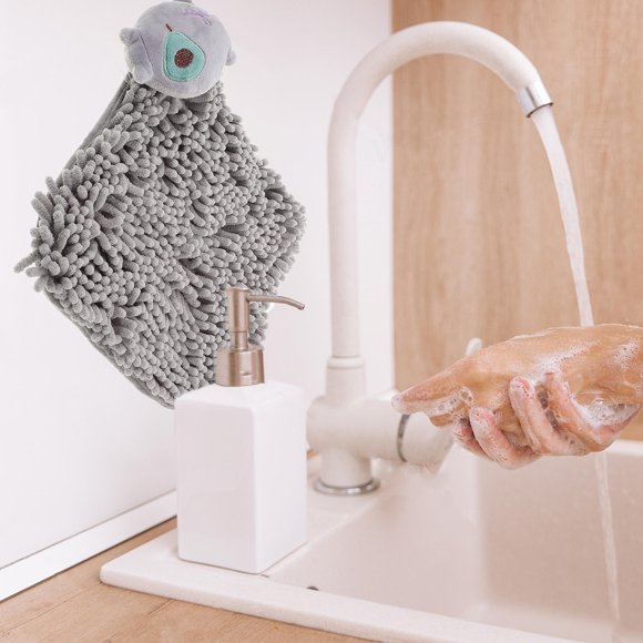 FENGGUIQU Toalla De Mano De Chenilla Absorbente Para Colgar Uso En Y Hogar