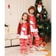 thumbnail image 4 of Pijamas a juego para toda la familia 2024, pijamas navideños con estampado de muñeco de nieve y alce, pijamas para adultos y niños, ropa de dormir, pijamas, ropa para perros, 4 of 5