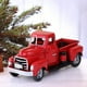 thumbnail image 5 of Modelo de camión grande de coche, decoración navideña coleccionable para niños (con árbol de Navidad), rojo, 5 of 9