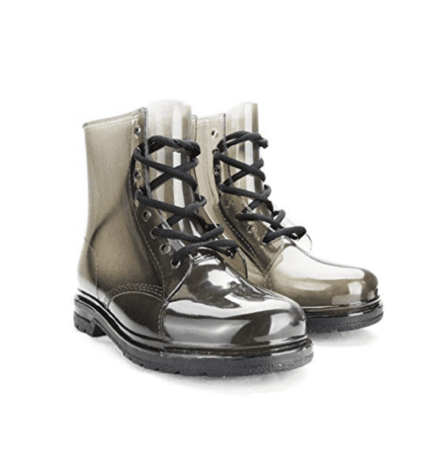 transparent martin rain boots