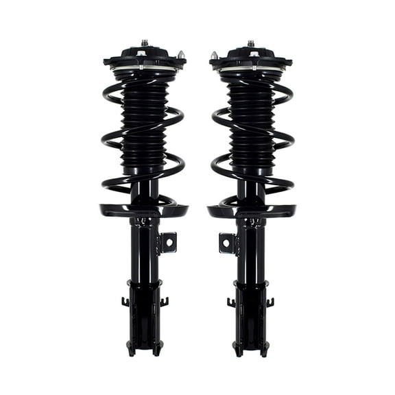 Pair of 2 Front L-R Quick Complete Strut-Coil Spring For 2016-2019 Chevrolet Cruze L4 1.4L Turbo