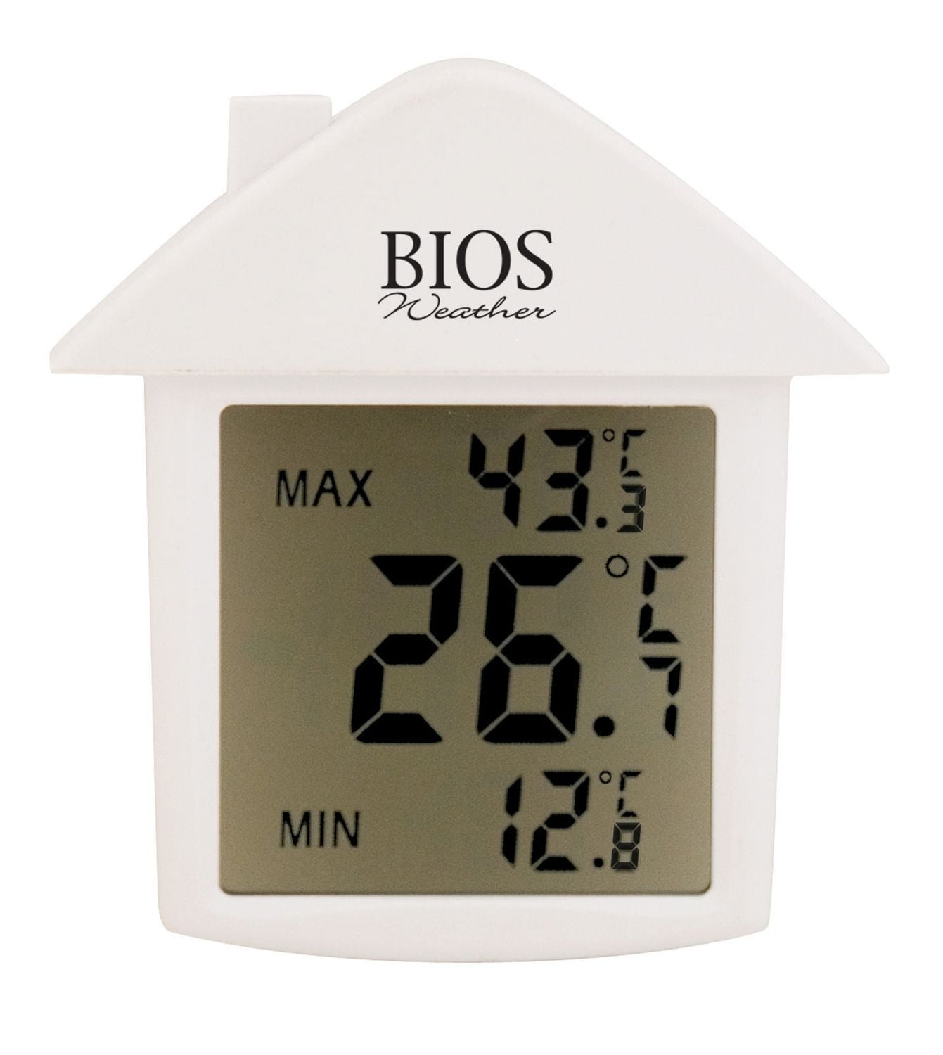 BIOS Weather Digital Suction Cup Thermometer