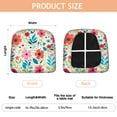 thumbnail image 3 of Pioneer Flower Seat Covers for Dining Room Chairs Set Of 6,Stretch Printed Washable Chair Seat Cover with Elastic Ties and Button,Removable Waterproof Couch Cushion Covers, 3 of 6