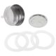 thumbnail image 1 of 6-cup Moka Coffee Machine Replacement Funnel Kits Compatible For Moka Express, 3 Packs Replacement, 1 of 5