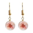 thumbnail image 2 of SPRING PARK Women Fashion Ball Round Hook Circle Flower Drop Dangle Earrings Women Jewelry Gift, 2 of 7