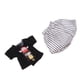 thumbnail image 4 of Ropa de Muñeca Yotijar Camisola de Rayas Cortas Decoración Para Muñeca de Negro Trajes de trajes de muñeca, 4 of 8