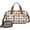 Football Helmets With, variant on Women Men Gym Bag,Football Helmets with Bows Pattern Small Duffle Bag Spend the Night Bags for Women with Shoes Compartment Washbag,Detachable Shoulder Strap,19.7x8.3x11 Inches