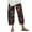 Black, variant on Aoochasliy Linen Pants for Women Casual Sports Slim Drawstring High Waist Loose Casual Ninth Trousers for Home Party Outdoor