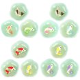 thumbnail image 2 of 12pcs Miniature Fish Bowl Doll House Fish Tank Miniature Resin Goldfish Tank Models Mixed Color, 2 of 5