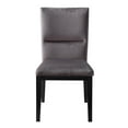 thumbnail image 6 of Steve Silver Amalie 5-Piece Dining Set - Black with Grey Velvet Chairs, 6 of 10