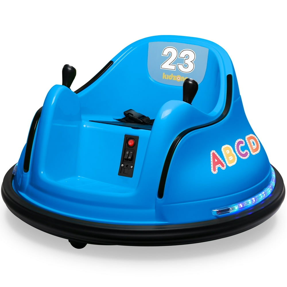 Kidzone 12V Kids Toy Electric Ride On Bumper Car 360 Spin 2 Speed