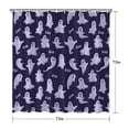 thumbnail image 5 of Dark Purple Halloween Ghosts with Boo Shower Curtain 72"x72" ,Bathroom Decorative Shower Curtains Set with 12 Hooks,Modern Waterproof Washable Shower Curtain, 5 of 6