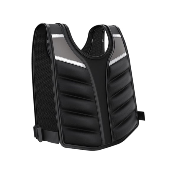 Chaleco ponderado ajustable con rayas reflectantes gimnasia gimnasia para hombres para hombres chaleco de peso para el entrenamiento de fuerza de 15