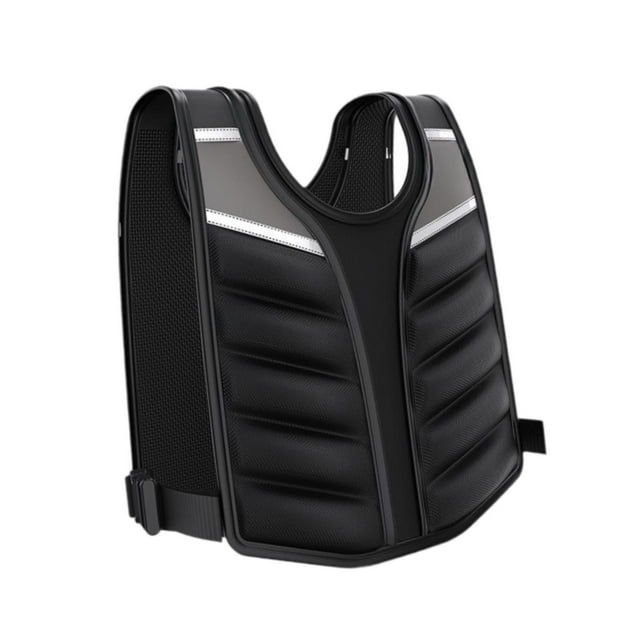 Colaxi Adjustable Weighted Vest, Weighted Jacket Home Gym Fitness Jogging Boxing Exercise with Reflective Stripe Weight Loading Vest 15 Pounds