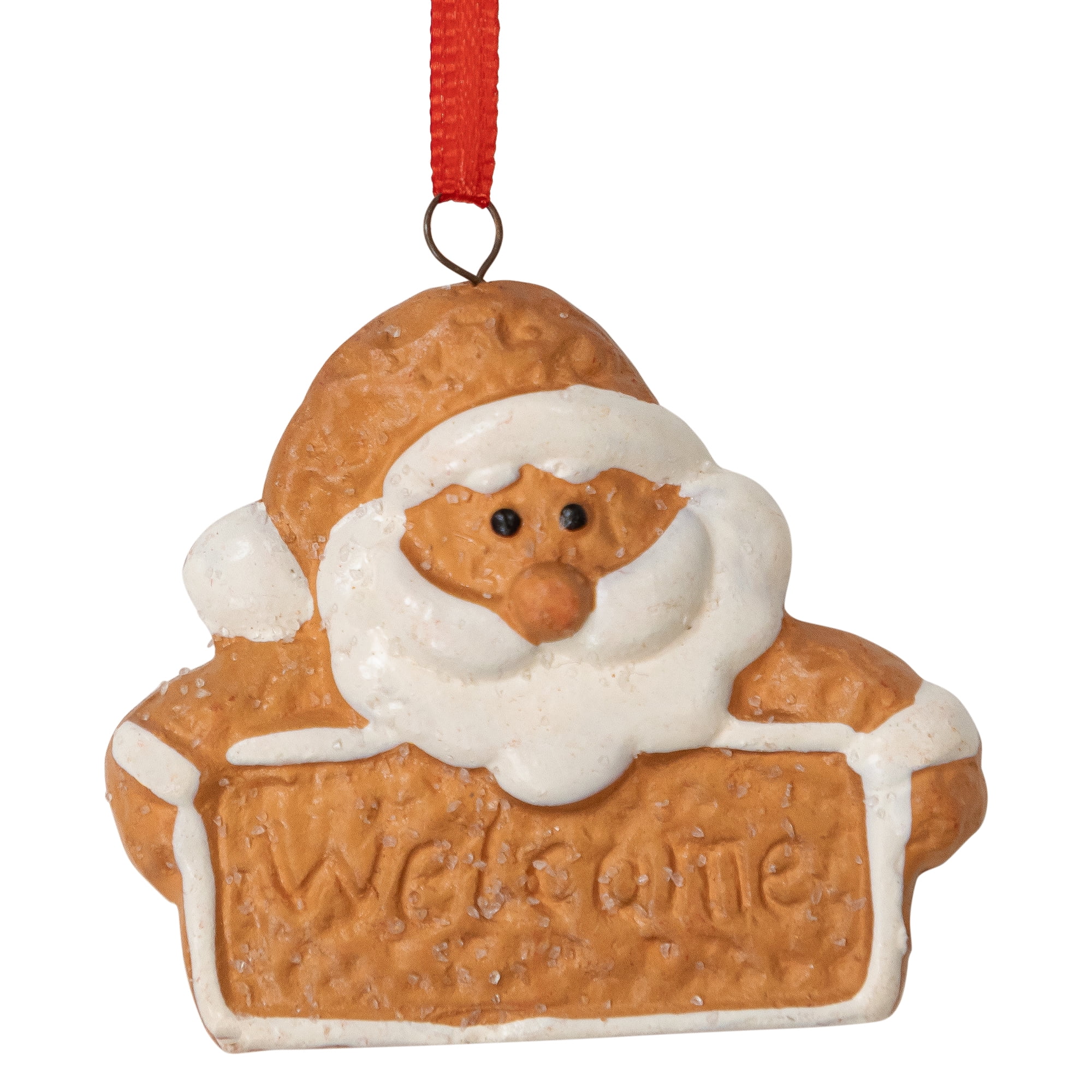 Northlight Set of 4 Santa Gingerbread Christmas Ornaments - 2"