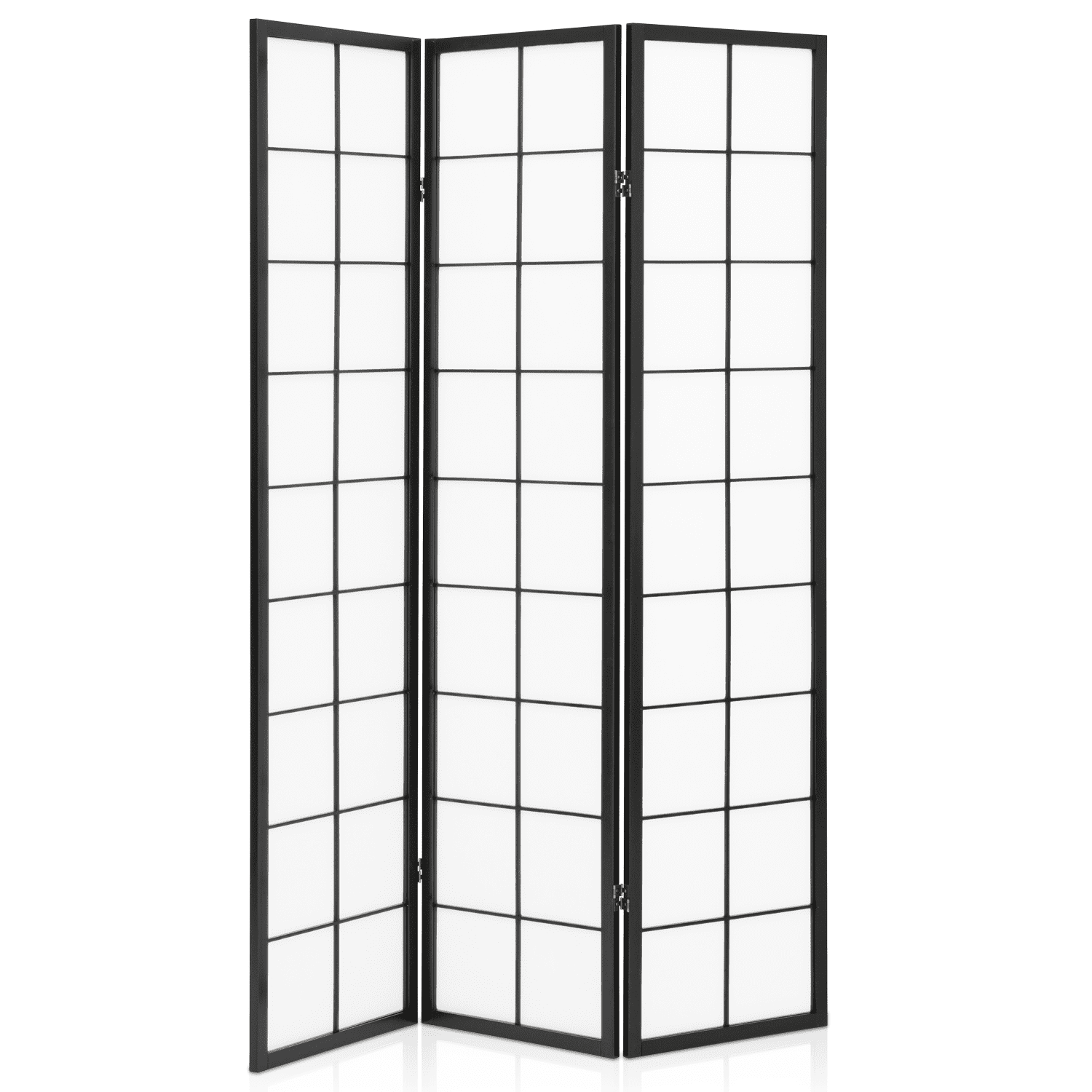 Magshion 5.8 ft Tall Partition Wall Foldable Room Divider, 3 Panel Wood