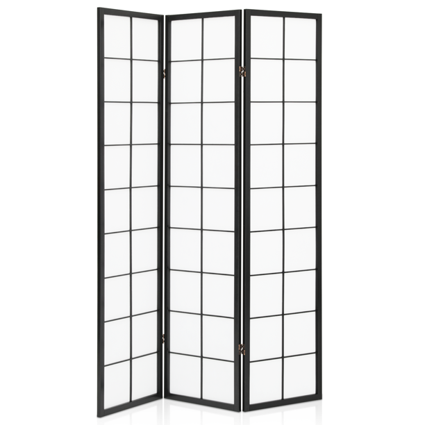 Magshion 5.8 ft Tall Partition Wall Foldable Room Divider, 3 Panel Wood