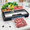 Black Vacuum Sealers+Bags, variant on Vacuum Sealer Machine, 80Kpa Automatic Food Sealer Machine, Built-in Cutter, Food Preservation Storage with Air Sealing System
