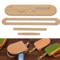 thumbnail image 4 of Cartera 4 Uds Plantilla Para Hacer Carteras Cortas Herramienta De Bricolaje Estuche Para Llaves Patrón Para Manualidades De Cuero AAB-319, 4 of 7