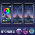 thumbnail image 3 of 10M Bluetooth LED Strip 5050 RGB LED Strip Bedroom Multicolor Flexible Light Strip, Controlled by Smartphone APP, Synchronize with Music Rhythm/Timer Function, 3 of 5