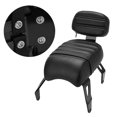 thumbnail image 1 of Passenger  Backrest, Motorcycle Rear Passenger  with Backrest Kits Replacement for  Bobber 2018-2021, 1 of 7