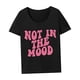 thumbnail image 4 of Camiseta para mujer, camiseta suave de verano con cuello redondo para viajes, vacaciones, playa, Camping, mujer SG, 4 of 7