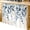 Navy Blue White, variant on Small Cabinet Curtain 10''W x 11''L, Blue Eucalyptus Under Sink Cover Drapes, Watercolor Spring Weeping Botanical Self Adhesive Cabinet Skirt for Kitchen/Bathroom Vanity/Laundry Room/Open Shelf