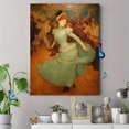 thumbnail image 4 of Vintage Dancer Canvas Wall Art Print, Bar Club Hotel Lobby French Cafe Ballroom Decor, 4 of 8