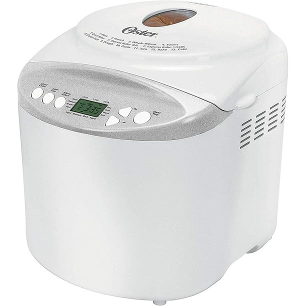 Oster Expressbake Bread Maker with Gluten-Free Setting, 2 Pound, White