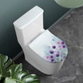 thumbnail image 2 of HELLHERO Dandelion Pattern 2 Piece Elastic Edge Toilet Seat Cover Replacement with Stretch for Fits All Toilet Shapes, 2 of 8
