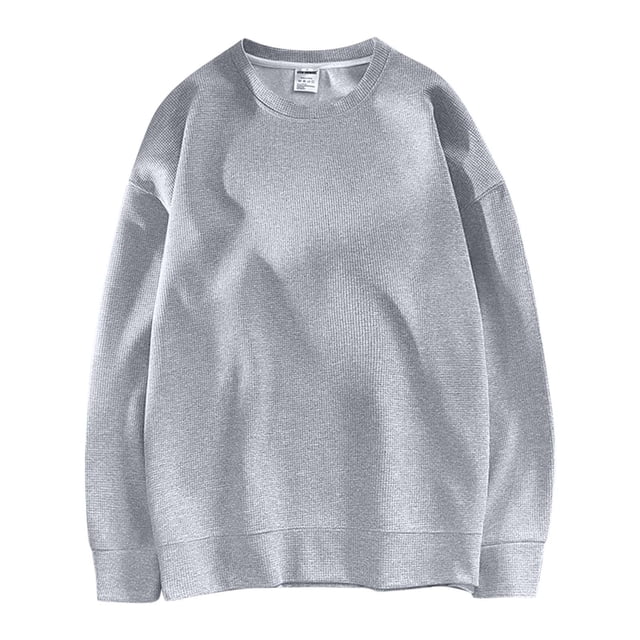 Gibobby Sudaderas sin gorro hombre Sudadera para Hombre Camisa para Hombre(Gris,G)