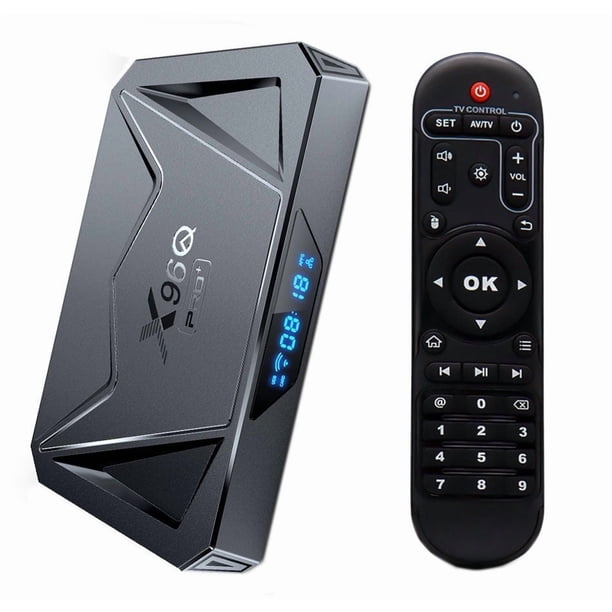 Android 14.0 TV Box X96Q Pro+ H728 con 4GB RAM 64GB ROM 4K Ultra HD H.265 Dual Band WiFi BT 5.0 Media Box 2.4/5Ghz WiFi 6 1000M LAN
