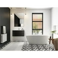 thumbnail image 2 of Cutler Kitchen and Bath Milano 30" Wood/Cultured Marble Bathroom Vanity in Black, 2 of 4