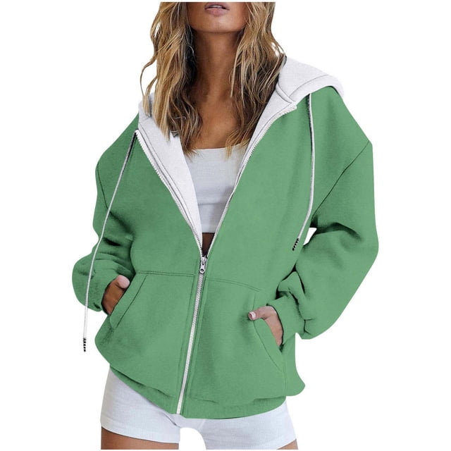 Chandails à Capuche Zippés pour Femmes Rabais de 50 % en Liquidation Mode Décontractée Imprimé d'Halloween Capuche Zippée Manches Longues Veste à Poches Haut