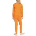thumbnail image 3 of Stretch Is Comfort Oh so Soft Youth Girl's Set Long Sleeve Crew and Leggings Orange Medium, 3 of 6