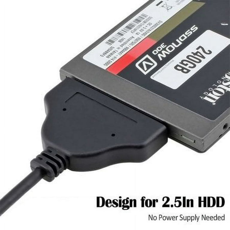 Black.Friday SATA to USB 3.0, SATA III Cable Hard Drive Adapter Converter  for Universal 2.5/3.5 SATA HDD/SSD Hard Drive Disk and SATA Optical 