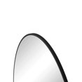 thumbnail image 4 of 39 Inch Black Circular Wall Mirror with Metal Frame Round Vanity Dressing Mirror for Bathroom Living Room Bedroom Decor, 4 of 7