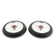 thumbnail image 1 of 2 ruedas para patinete acrobático de 110 mm con rodamientos ABEC-9 compatibles con todos los patinetes plateados. Plata, 1 of 9