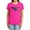 Hot Pink, variant on Wonder Woman Wonder Woman Tie Dye Logo Women's T Shirt, Athletic Heather, Medium