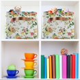 thumbnail image 7 of GZHJMY Vintage Flower Storage Basket, Durable Canvas With Handles Large Collapsible Storage Bins Boxes for Home Office - 1 Pack Collapsible Organizer, 7 of 7