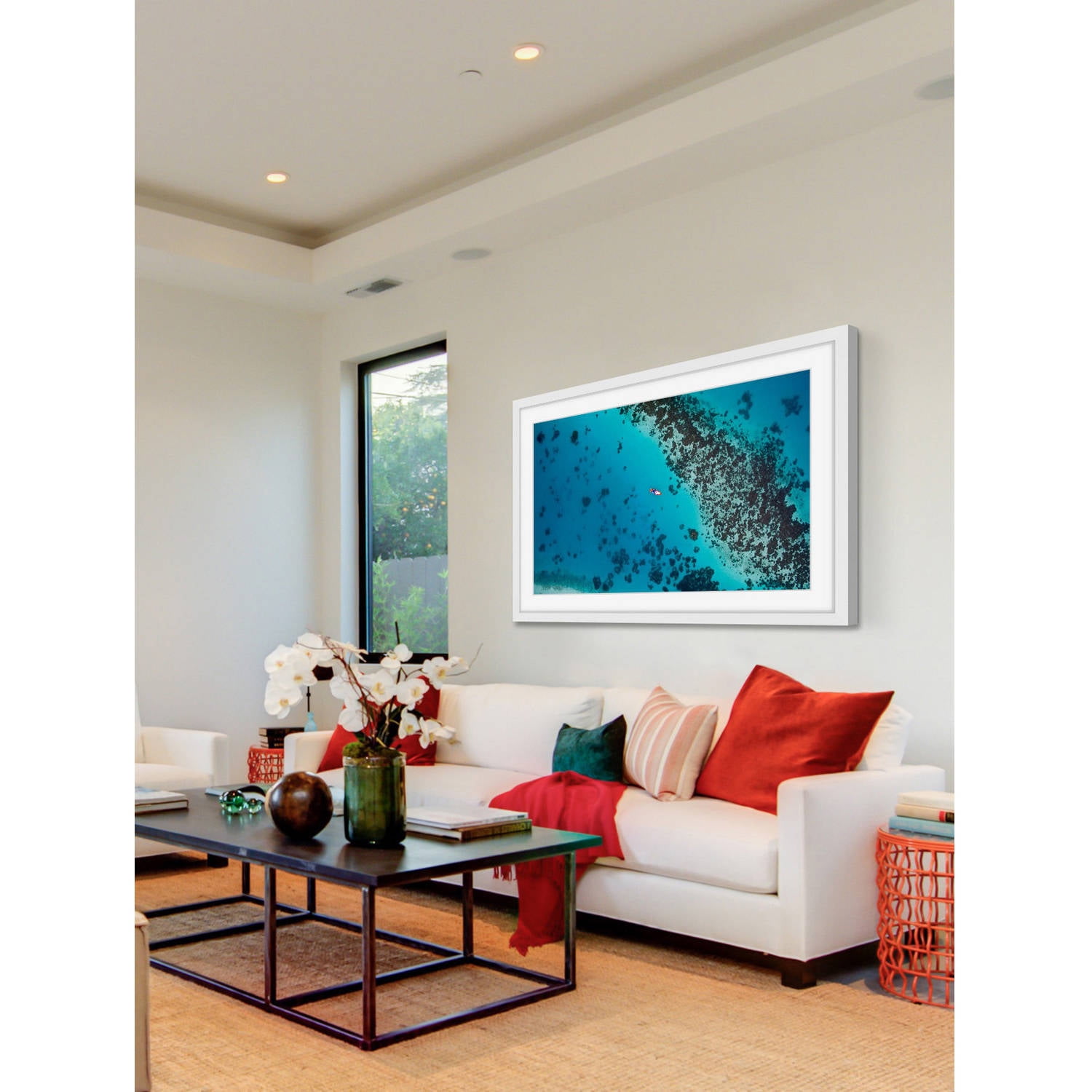 Marmont Hill "Floating Deserted" by Hassan Ishan Framed Painting Print