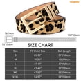 thumbnail image 6 of WHIPPY Women's Leather Belt for Jeans Dresses Leopard Waist Belt for Women Ladies Belts, 6 of 6