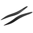 thumbnail image 3 of Headlight EyebrowPair Carbon Fiber Headlight Headlight Eyelid Headlamp Eyebrow Trim High-Intensity Output, 3 of 5