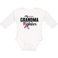 thumbnail image 3 of Inktastic Breast Cancer Awareness My Grandma is a Fighter Boys or Girls Long Sleeve Baby Bodysuit, 3 of 5