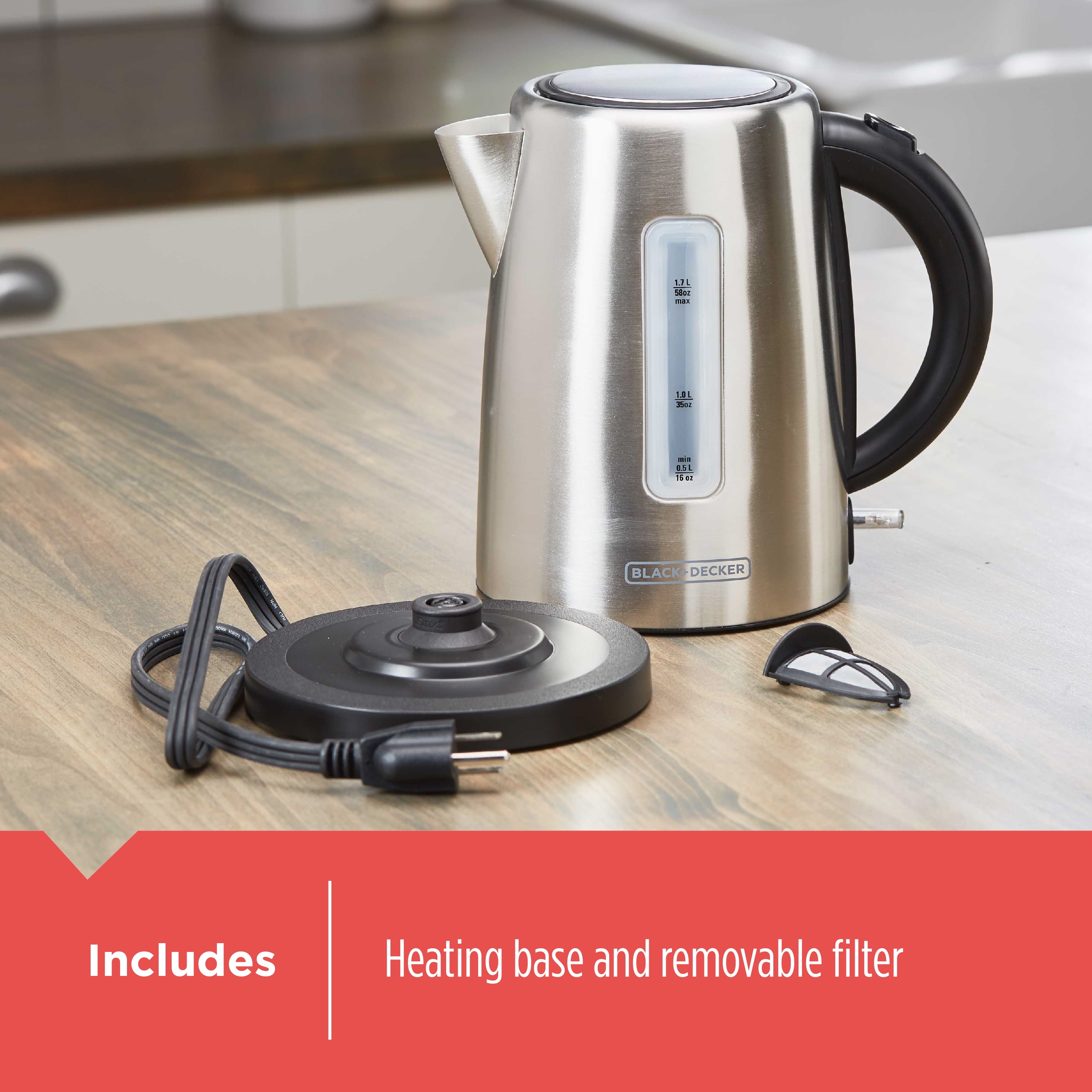 USE WORLDWIDE! Black And Decker TK200 Travel Cordless Kettle & Iron Combo Pack 