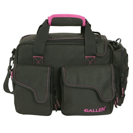 Dolores Compact Range Bag Black/Orchid by Allen (Best Range Bag For Multiple Pistols)