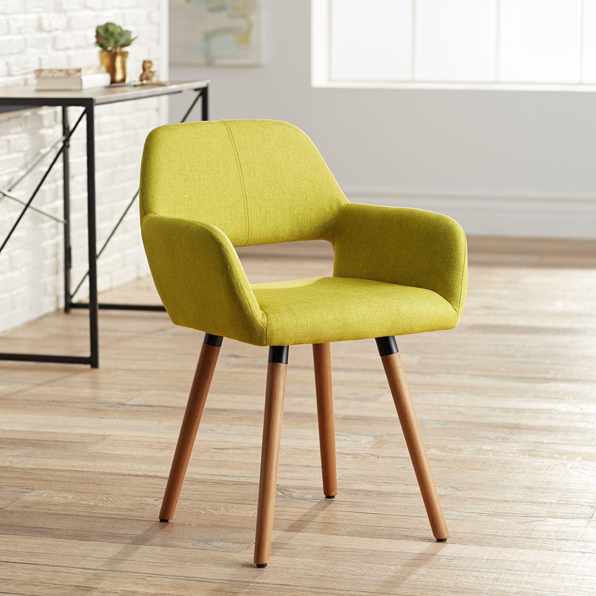 55 Downing Street Nelson Green Fabric Dining Chair